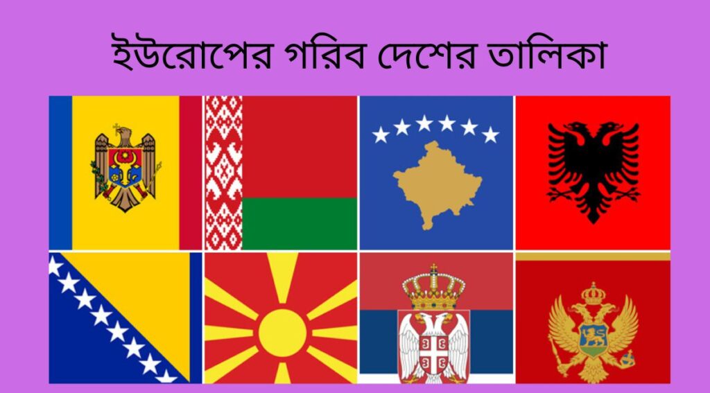 ইউরোপের গরিব দেশের তালিকা