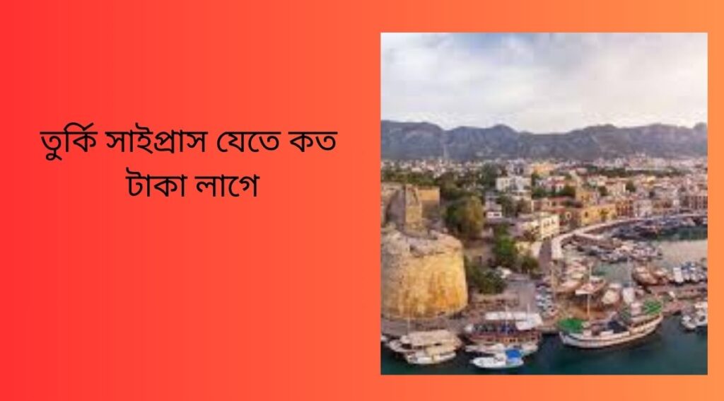 তুর্কি সাইপ্রাস যেতে কত টাকা লাগে