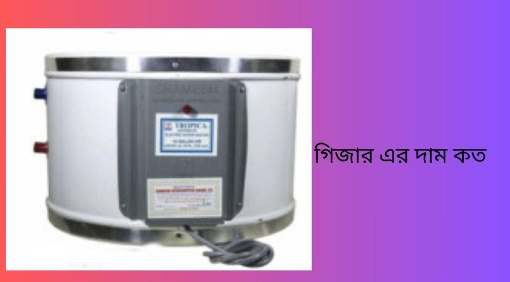 গিজার এর দাম কত